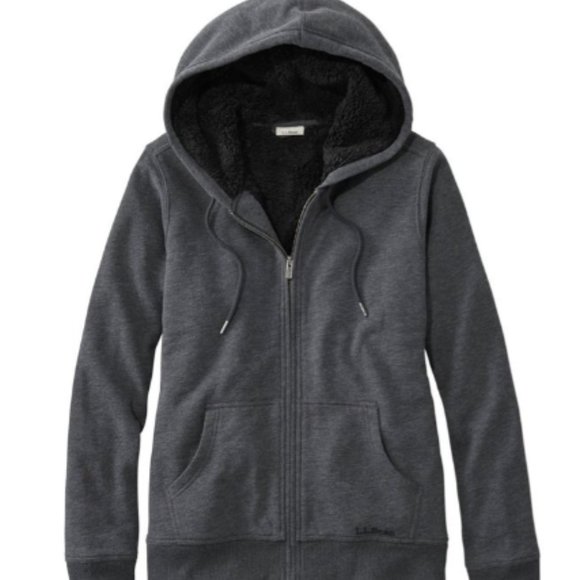 Lees Other - BlackLined Sherpa Flattering Sporty Casual Jacket for Activewear XL, L, S, M,2XL